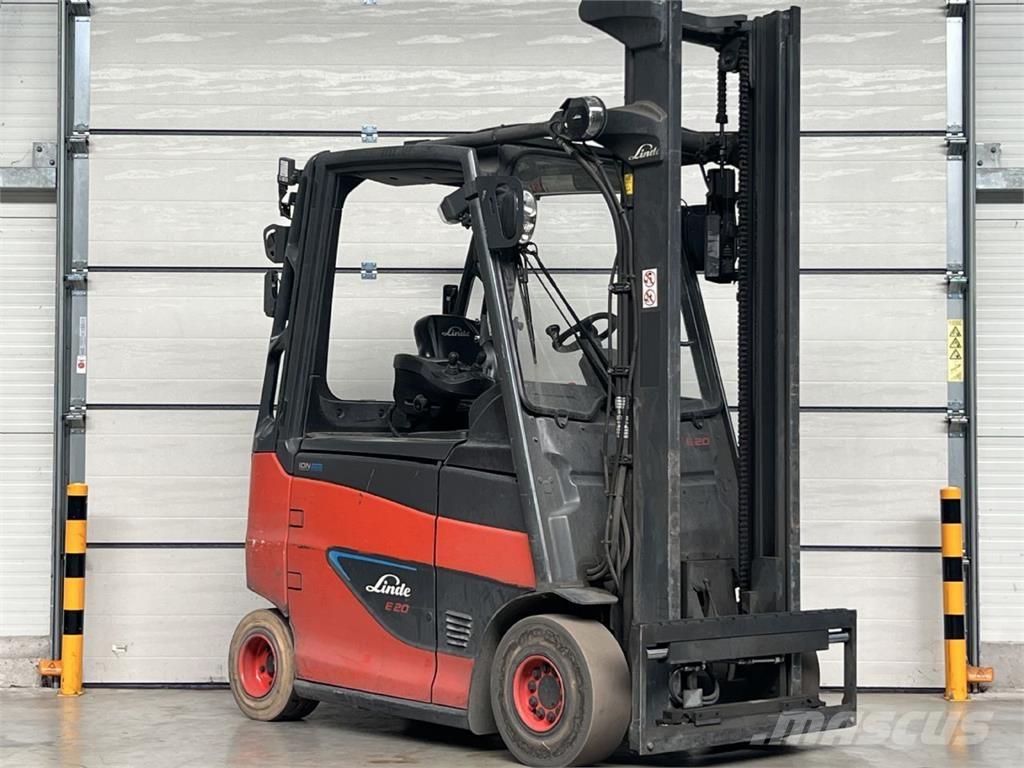 Linde E 20H-01/600 El gaffeltrucks
