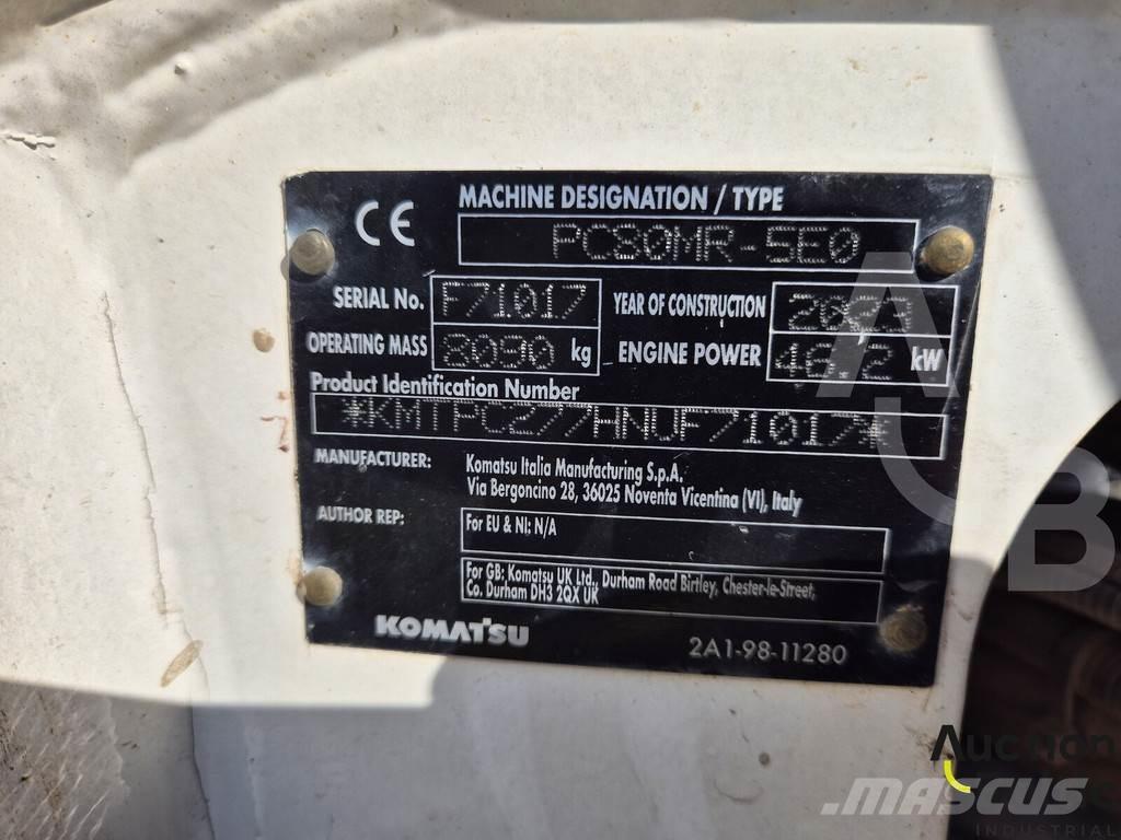 Komatsu PC80MR-3 Midi-gravemaskiner 7t - 12t