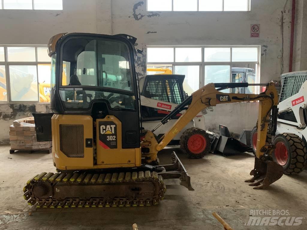 CAT 302 Gravemaskiner på larvebånd