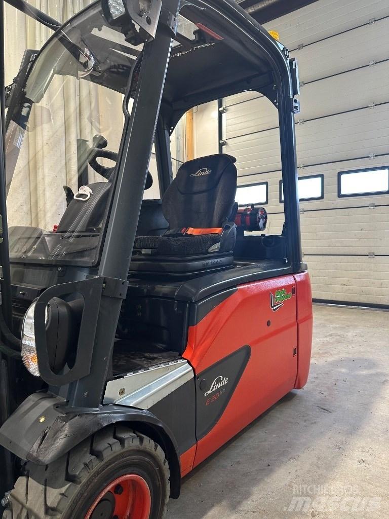 Linde E20L-02 El gaffeltrucks