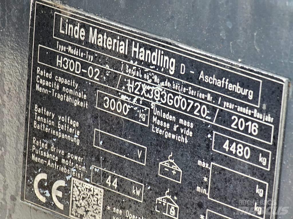 Linde H30D-02 Diesel gaffeltrucks