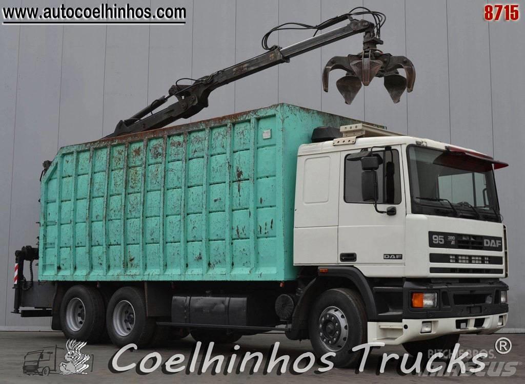 DAF 95Ati 380 Lastbil med lad/Flatbed