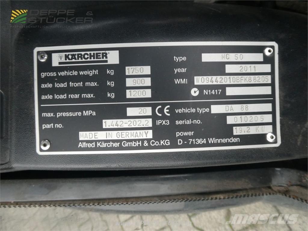 Kärcher MC 50 Fejemaskiner