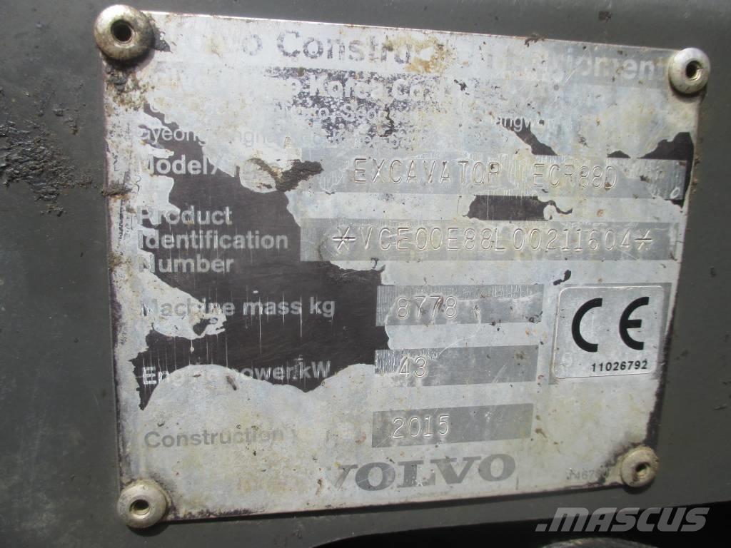 Volvo ECR 88 D Midi-gravemaskiner 7t - 12t