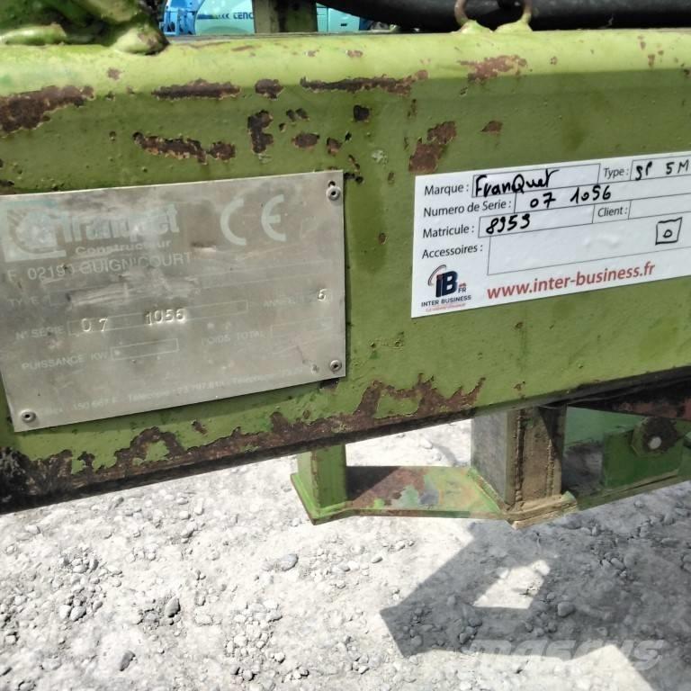 Franquet SP Andre jordbearbejdningsmaskiner og andet tilbehør