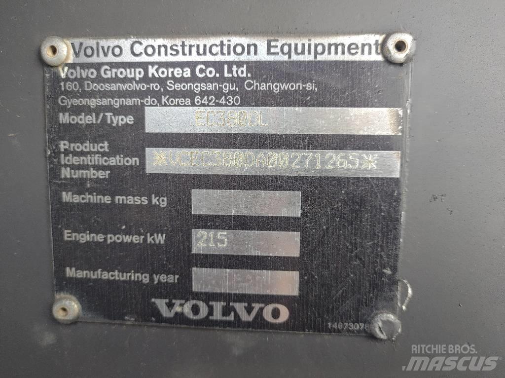 Volvo EC380DL Gravemaskiner på larvebånd