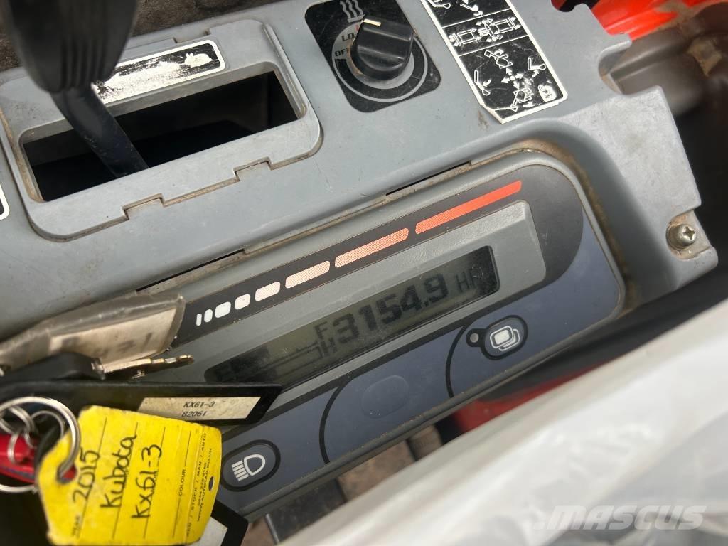 Kubota KX61-3 Minigravemaskiner