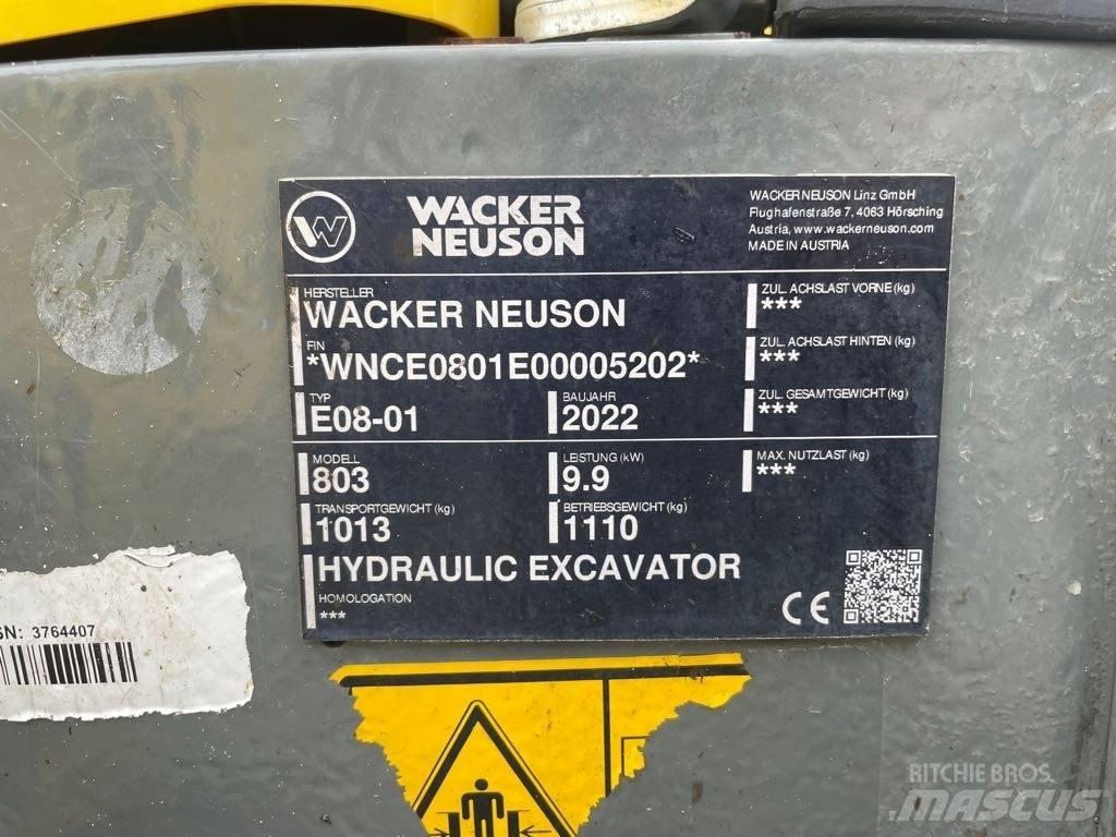 Wacker Neuson 803 Gravemaskiner på larvebånd