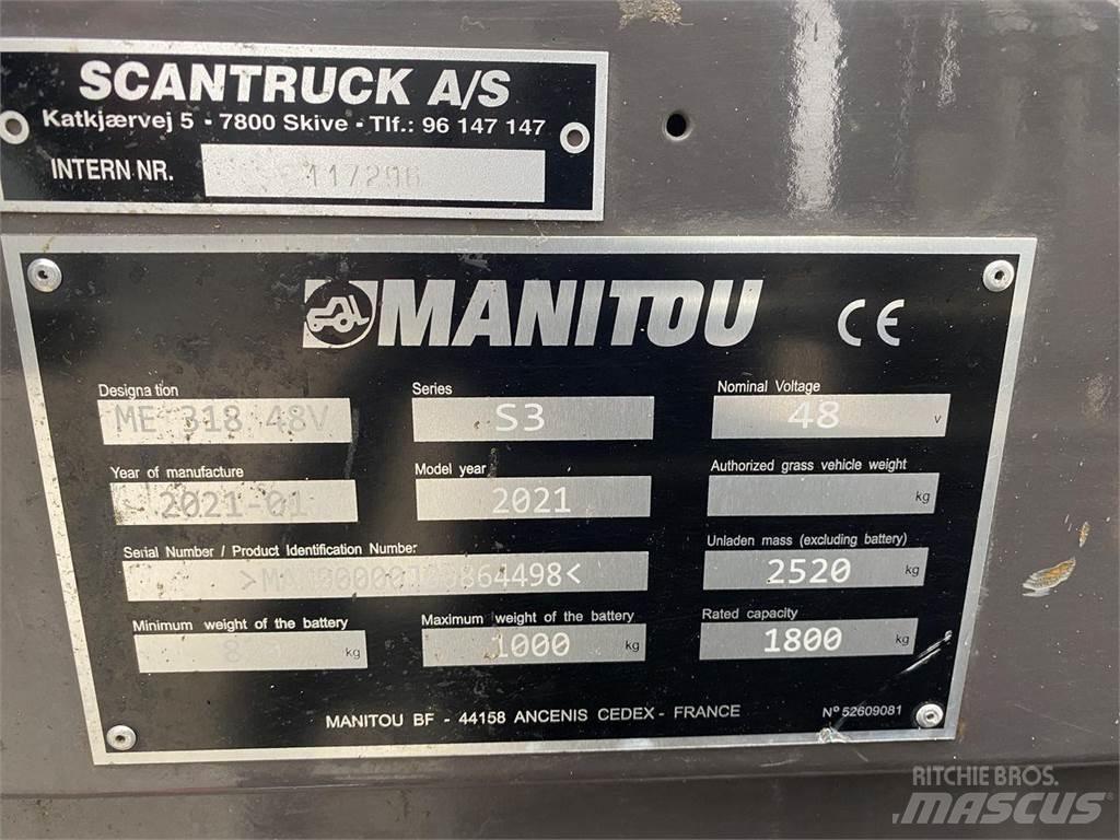 Manitou ME318 El gaffeltrucks