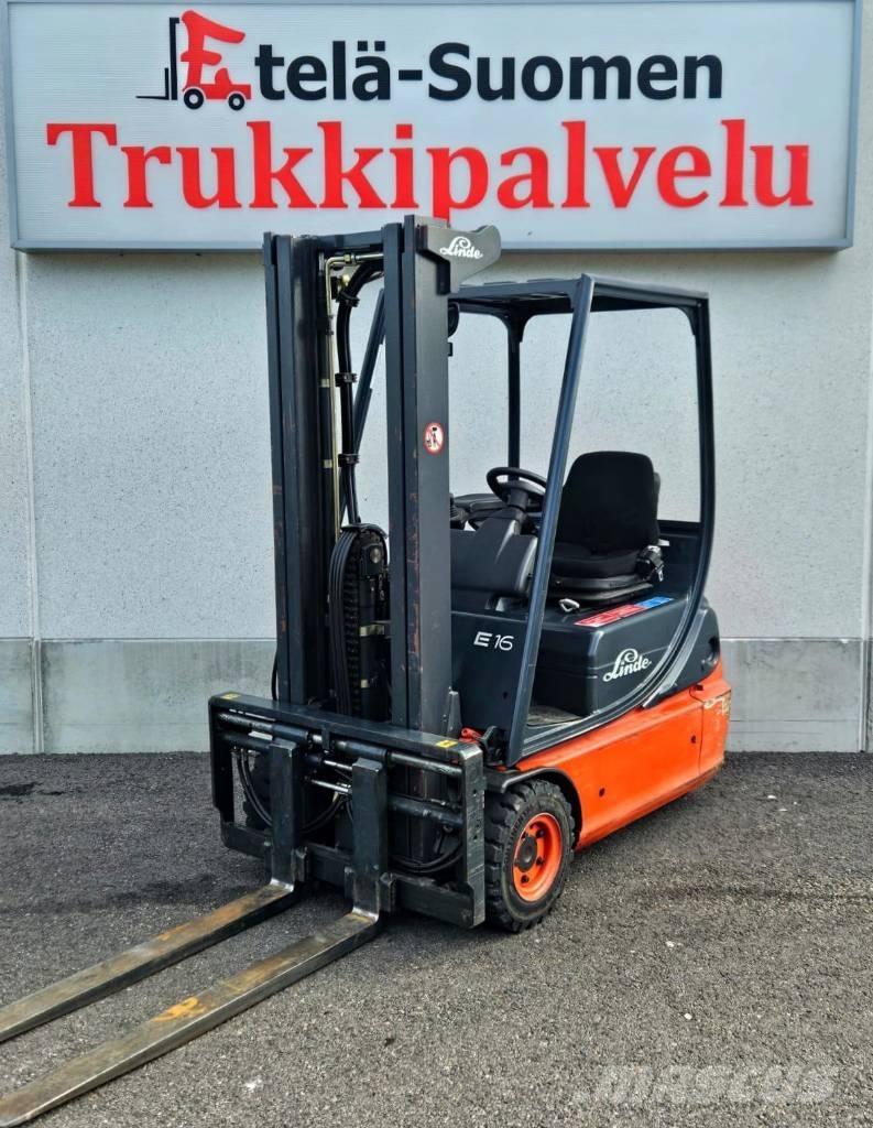 Linde E 16 C-02 El gaffeltrucks