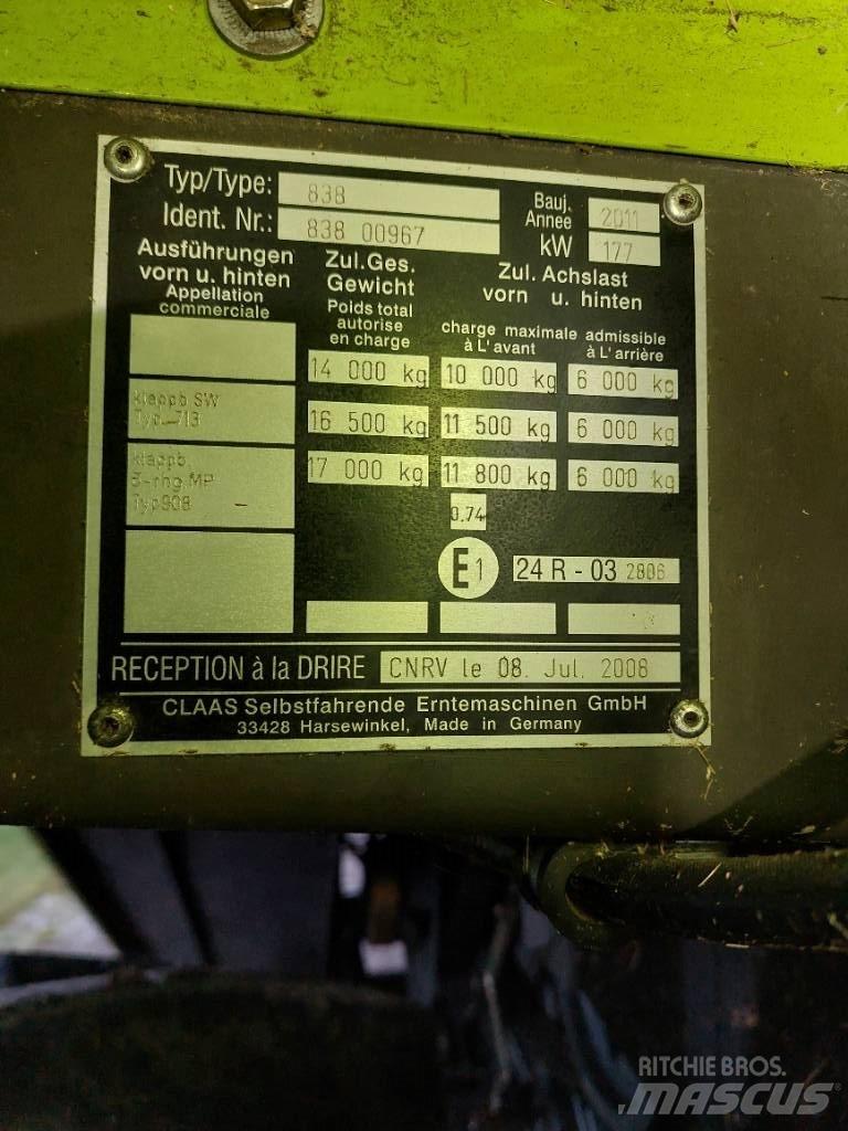 CLAAS Tucano 430 Mejetærskere