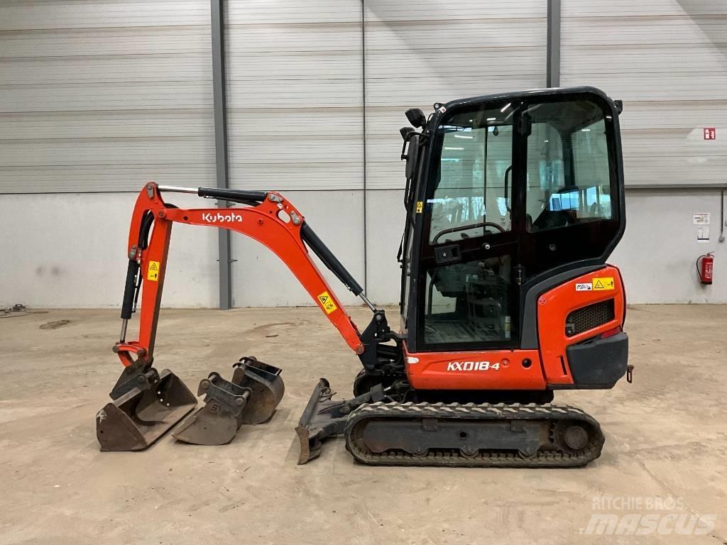 Kubota KX 018-4 Minigravemaskiner
