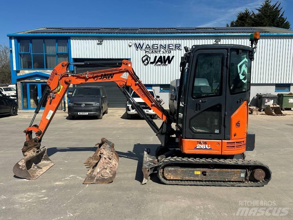 Hitachi ZX 26 U-6 Minigravemaskiner