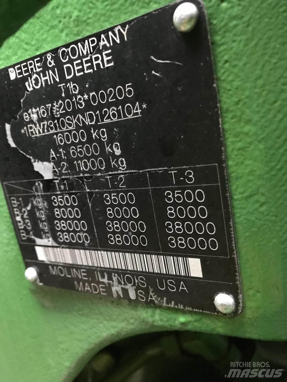 John Deere 7R 310 Traktorer