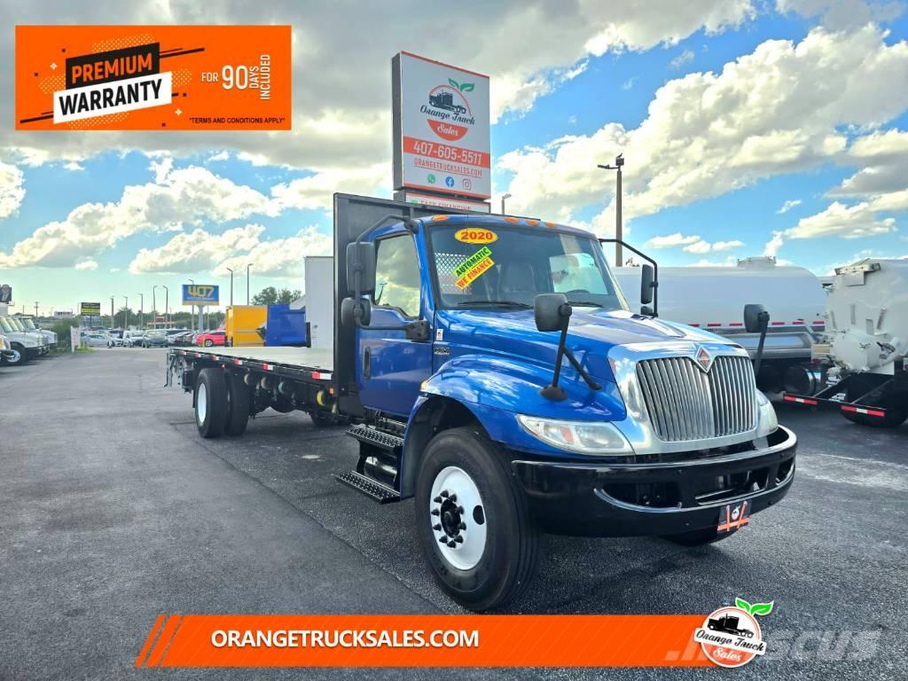 International MV607 Lastbil med lad/Flatbed