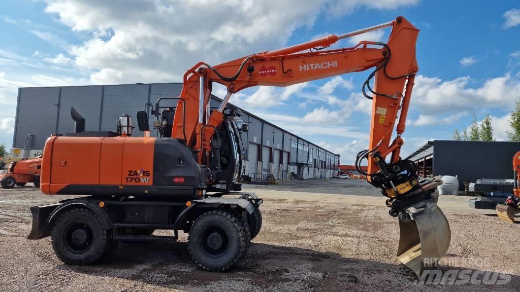 Hitachi ZX170W-5 2P Gravemaskiner på hjul