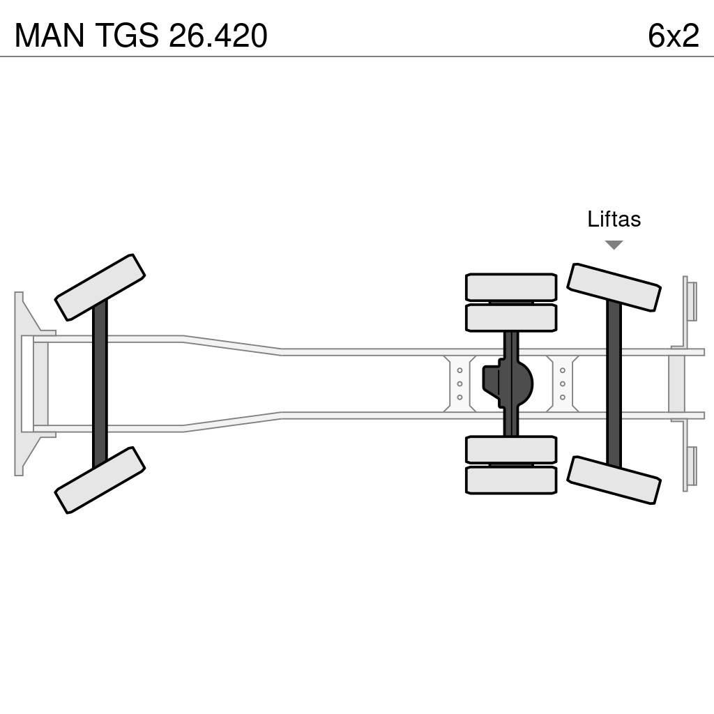 MAN TGS 26.420 Demonterbare/wirehejs lastbiler