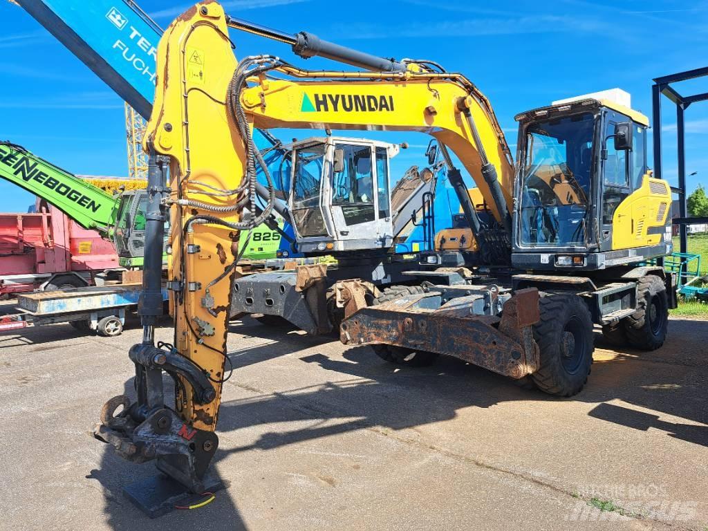 Hyundai HW140 Gravemaskiner på hjul