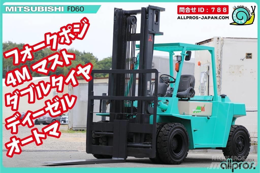 Mitsubishi FD60 Diesel gaffeltrucks
