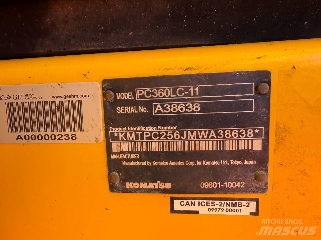 Komatsu PC360LC-11 Gravemaskiner på larvebånd