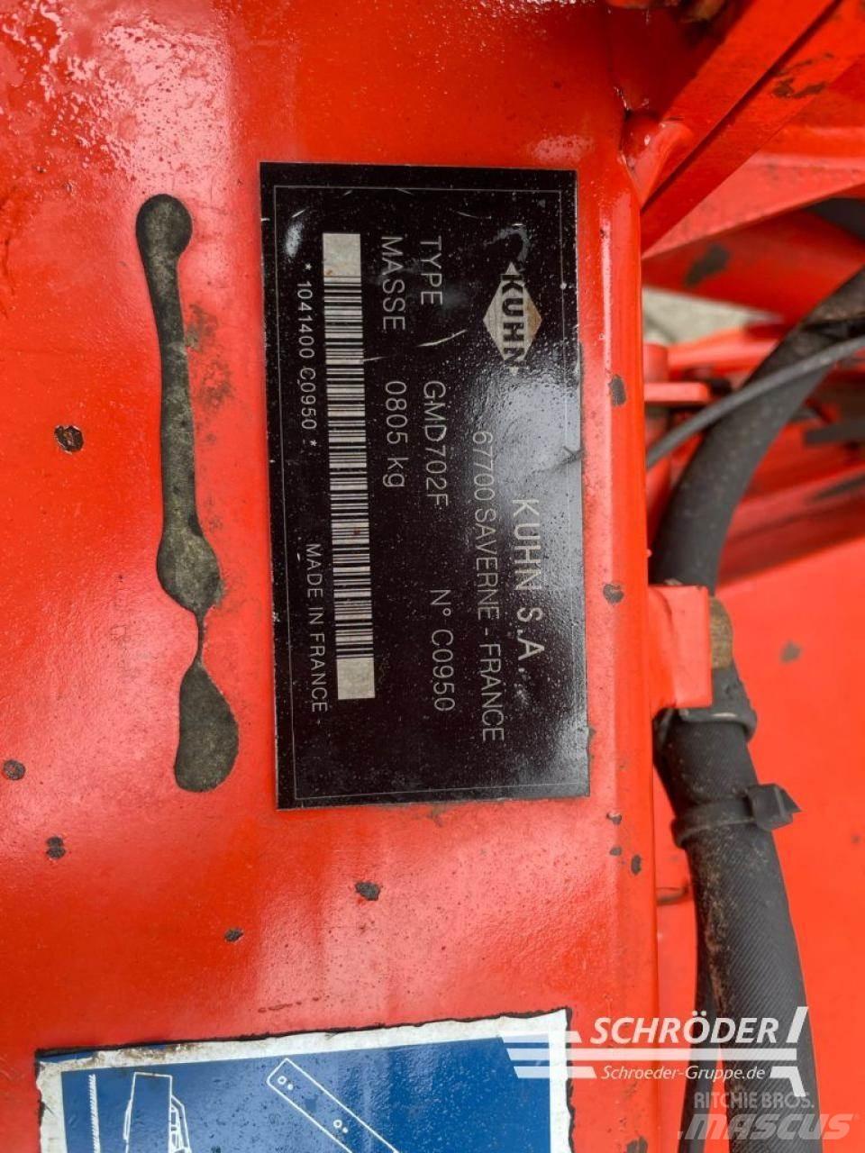 Kuhn GMD 702 F Græsslåmaskiner