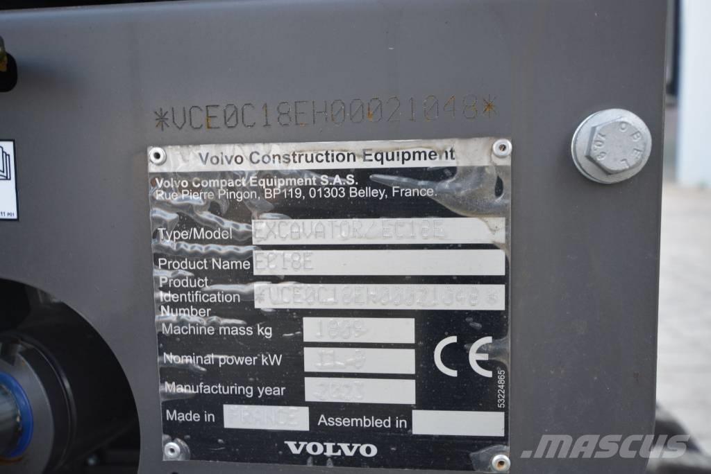 Volvo EC 18 E Minigravemaskiner