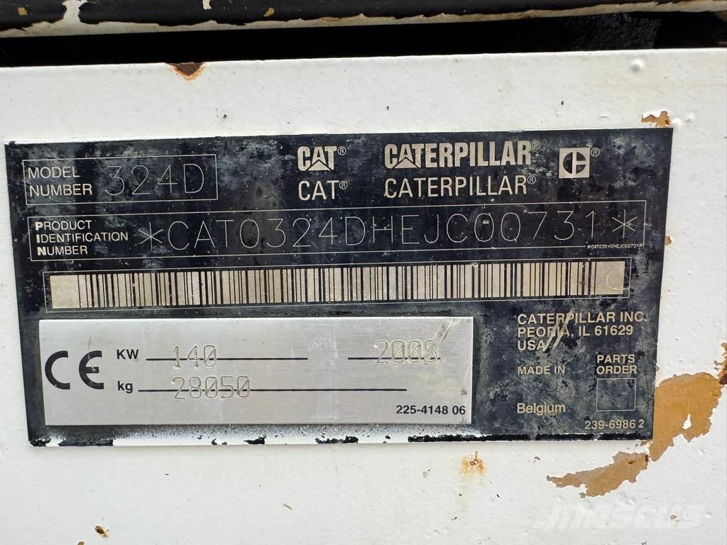 CAT 324DLN Gravemaskiner på larvebånd