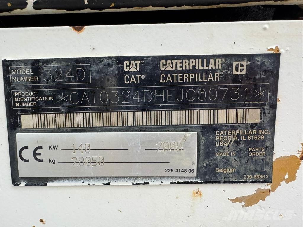 CAT 324DLN Gravemaskiner på larvebånd