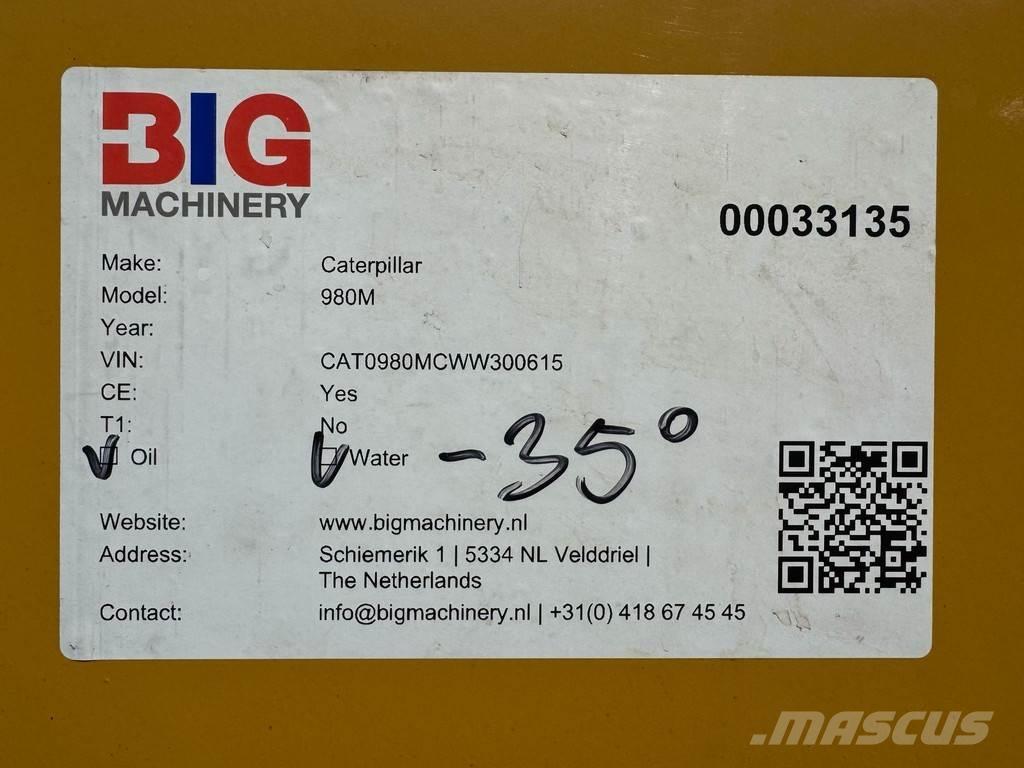 CAT 980M Læssemaskiner på hjul