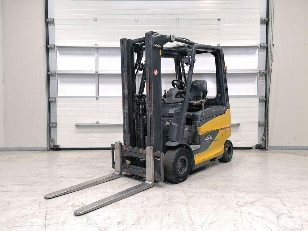 Linde E20H-01/600 El gaffeltrucks