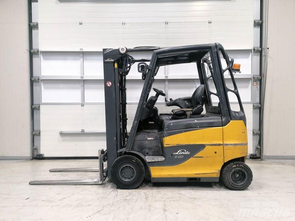 Linde E20H-01/600 El gaffeltrucks