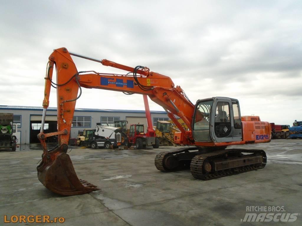 Fiat-Hitachi EX 215 Gravemaskiner på larvebånd