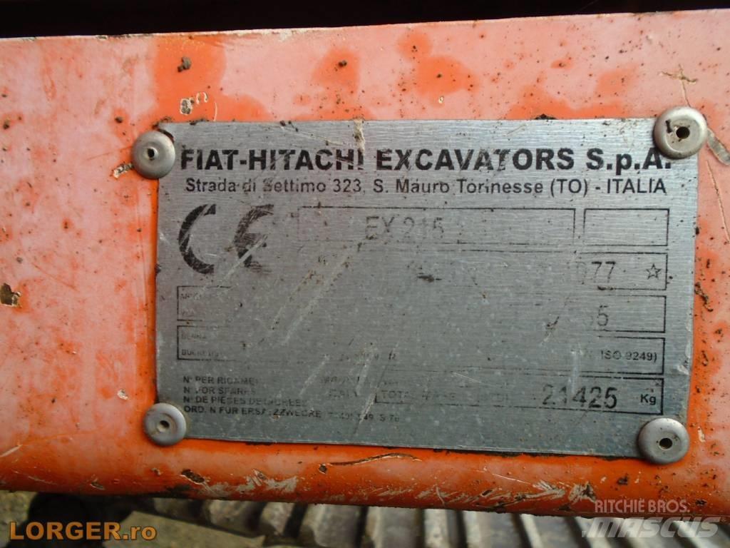Fiat-Hitachi EX 215 Gravemaskiner på larvebånd