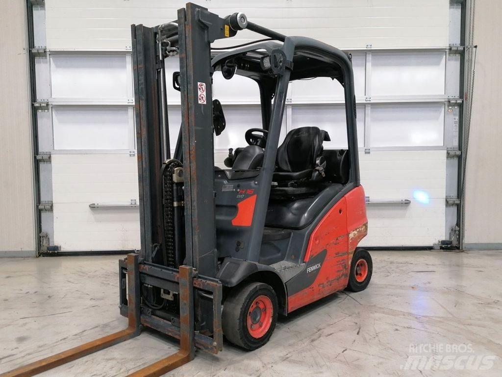 Linde H16T-01 LPG gaffeltrucks