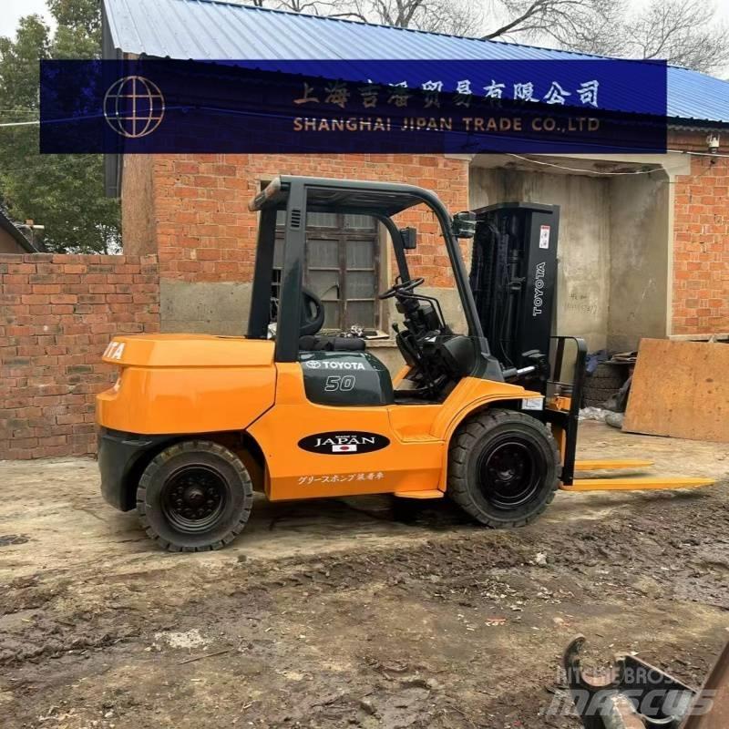 Toyota 5 ton Diesel gaffeltrucks