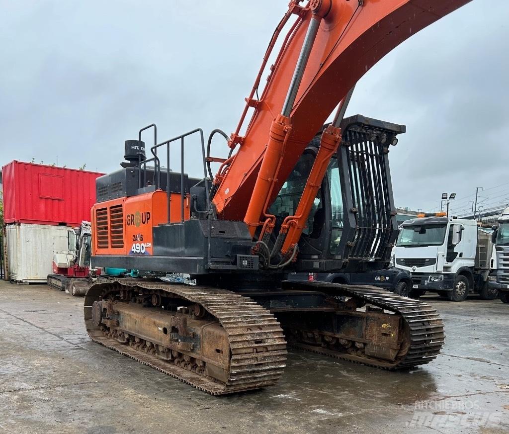 Hitachi 490 Gravemaskiner på larvebånd