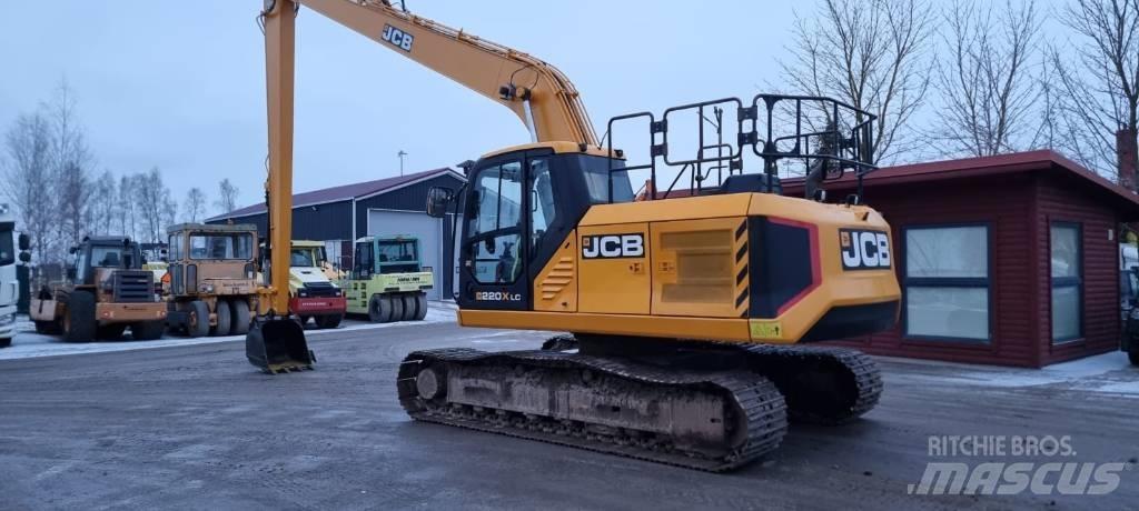 JCB 220 X Long Gravemaskiner på larvebånd
