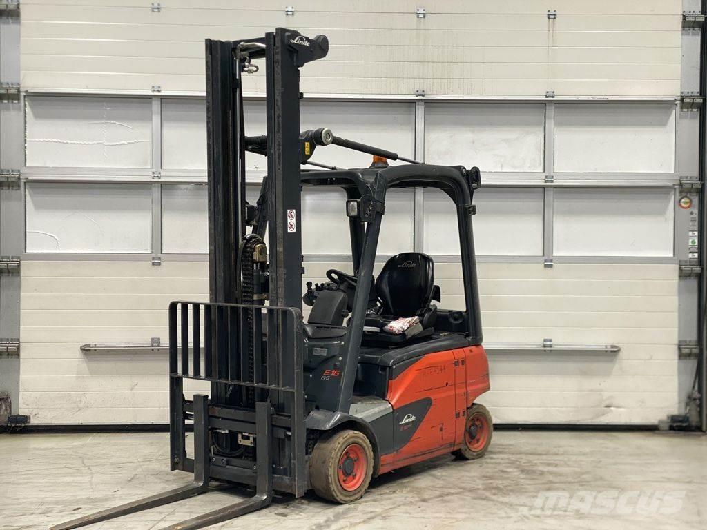 Linde E16P-02 El gaffeltrucks