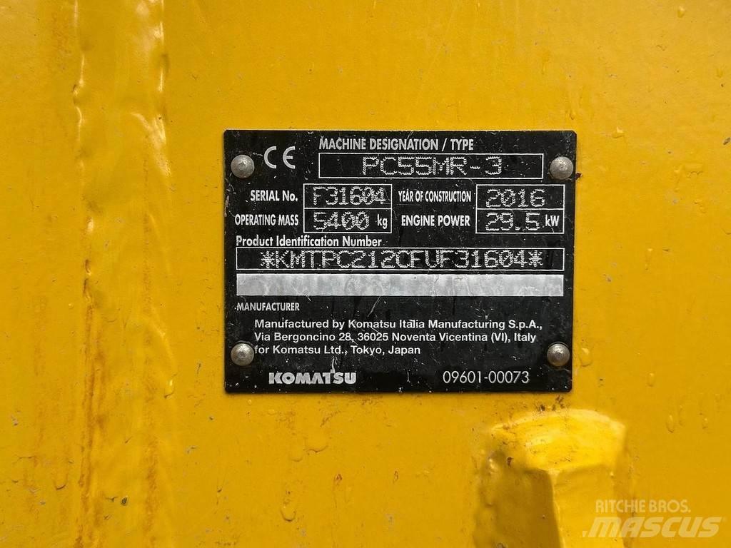 Komatsu PC55-MR3 Minigravemaskiner