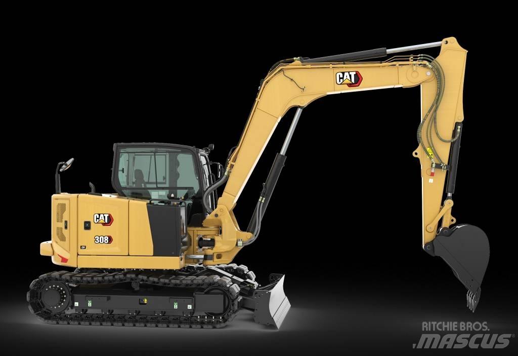 CAT 308 Midi-gravemaskiner 7t - 12t