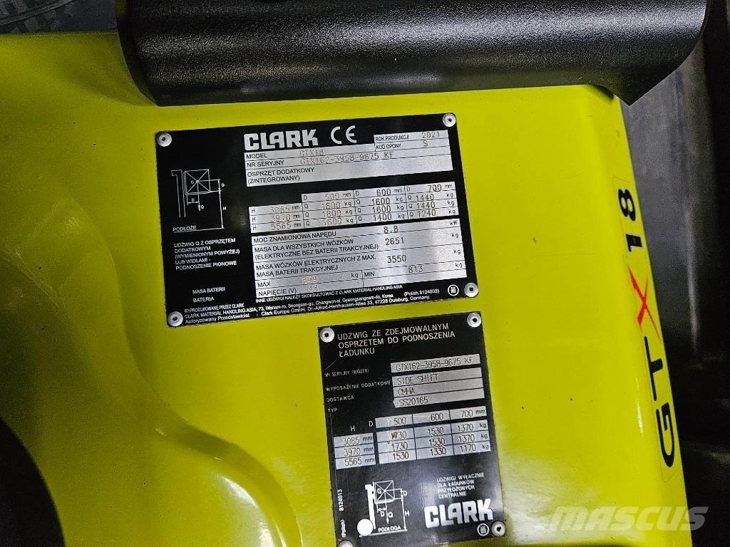 Clark GTX 18 El gaffeltrucks