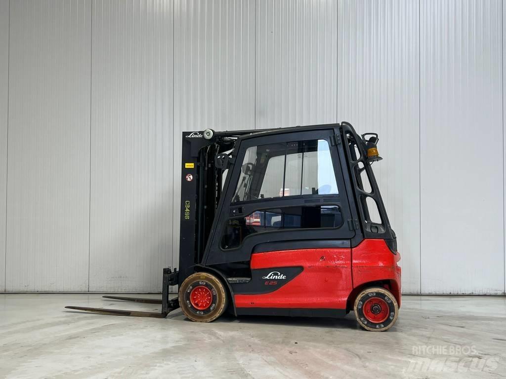 Linde E25L-01 El gaffeltrucks