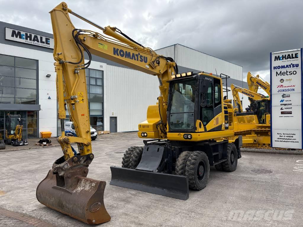 Komatsu PW148-11 Gravemaskiner på hjul