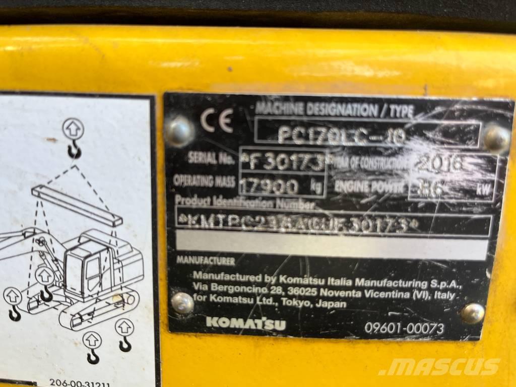 Komatsu PC 170 LC-10 Gravemaskiner på larvebånd