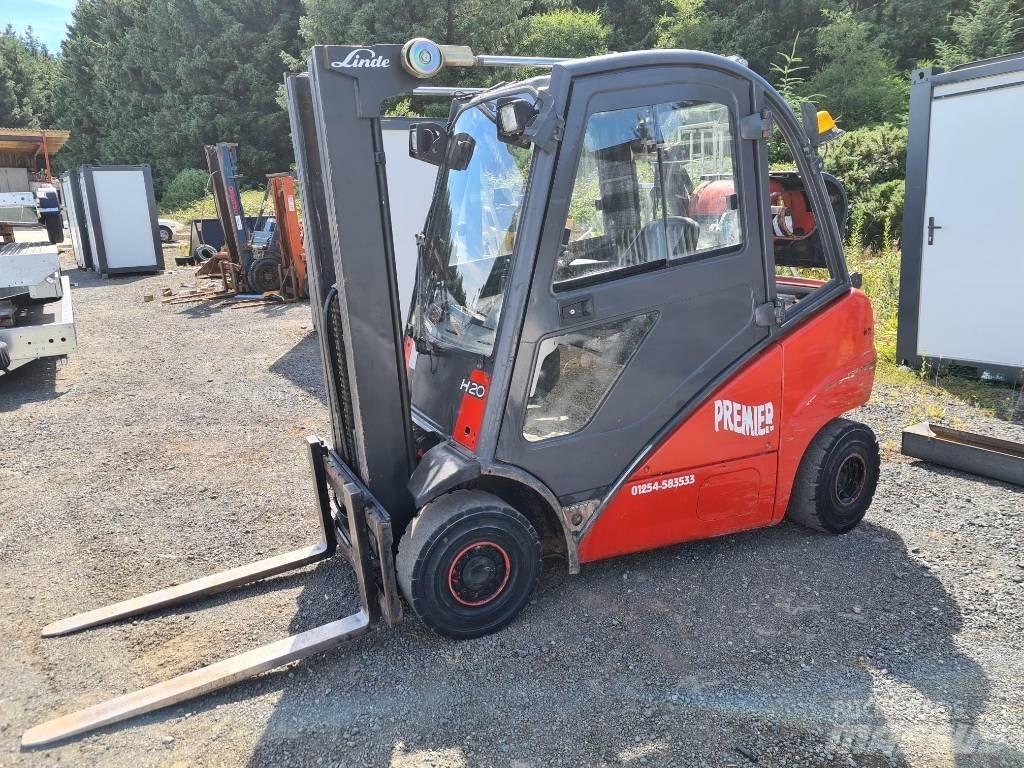 Linde H 20 LPG gaffeltrucks