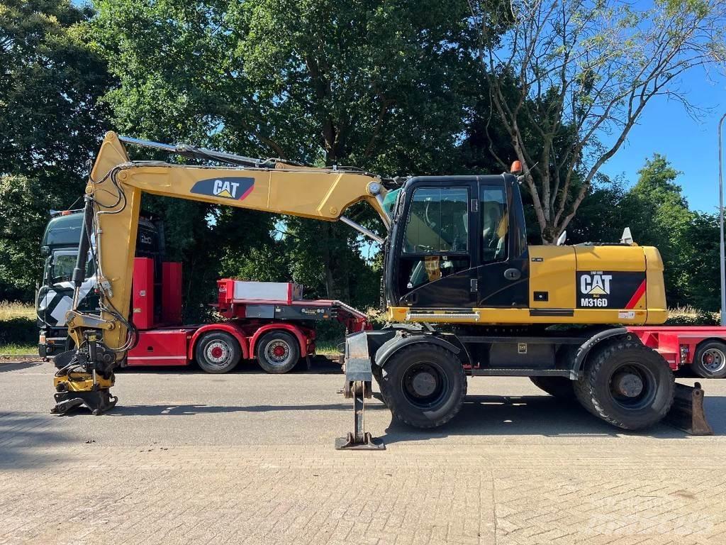 CAT M316D Gravemaskiner på hjul