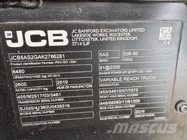 JCB 526-56 Agri Plus Teleskoplæssere til landbrug