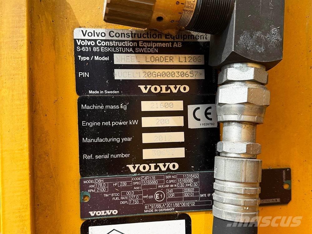 Volvo L 120 G Læssemaskiner på hjul