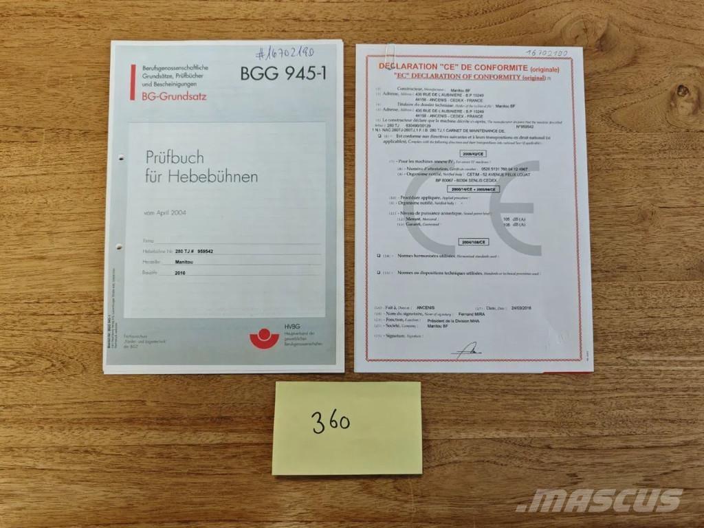 Manitou 280 TJ Teleskoplifte