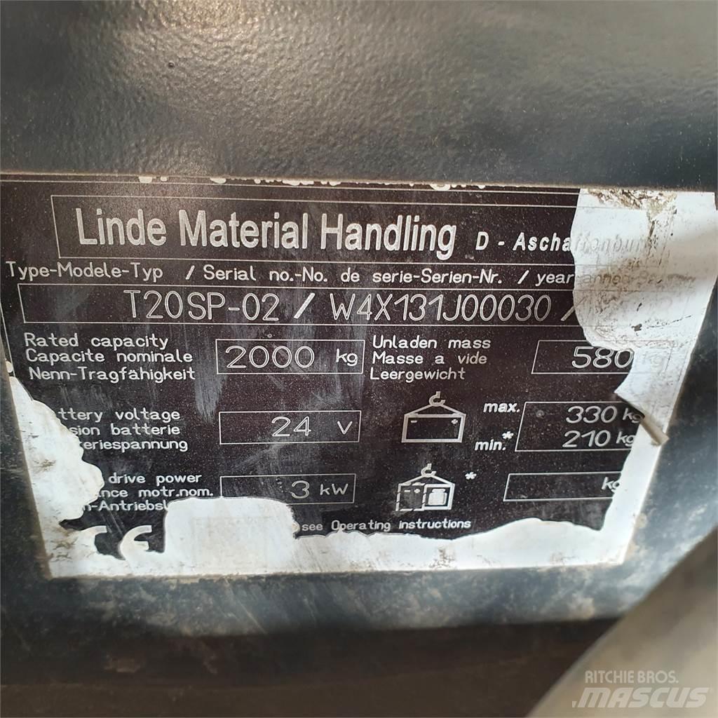 Linde T20SP kurz El-palleløftere